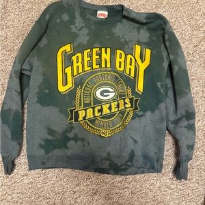 Vintage custom Green Bay Packers Green Sweater